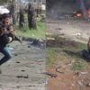 Images of Syrian photographer carrying injured child, breaking down go viral