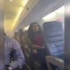 Video: Flight engine catches fire, passengers chant prayers, sob mid air in Nigeria