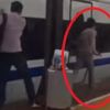 Video: Commuter runs along with train after finger gets stuck in train door