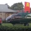 Video: Man lands helicopter near McDonald’s because he was hungry