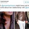 Priyanka Chopra referred to Shah Rukh Khan as her ex?