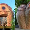 Take refuge in owl-shaped cabins for free in French port city Bordeaux