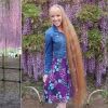 Woman reveals secret to keeping her 64-inch long hair healthy