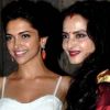 Absolutely beautiful! Rekha gifts Deepika a saree and people can’t stop gushing