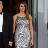 US First Lady Melania Trump dazzles at state dinner