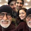 Big B and Ranbir snapped in empty theatre hall, but Alia might have been there!