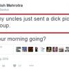 The awkward moment when an uncle flashed his penis in the family WhatsApp group