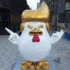 China factory hatches giant inflatable Trump chickens