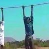 Anantapur: Protesting farmers hoisted on power transmission lines