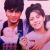 Throwback: This picture of SRK with an infant Aryan will give you warm fuzzies