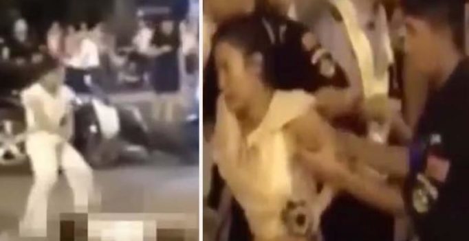 Chinese woman runs over pedestrian, dances on lifeless body; arrested