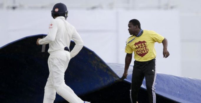 Ind vs WI: Rain intervenes after India land double blow