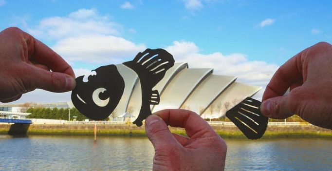These animal paper silhouettes look like scenes from Disney movies