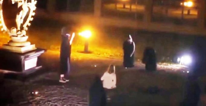 Video: Is this human sacrifice filmed on CERN’s campus real or just a prank?