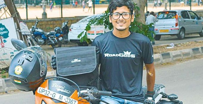 78,000 km and going, 23-year-old Bengaluru biker breaks Guinness record