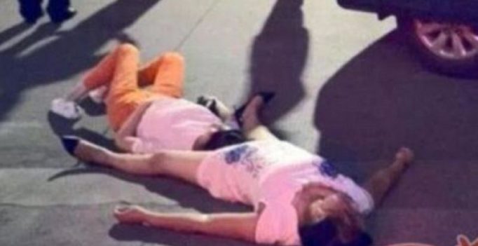 Two women in China faint on road after arguing for 8 hours