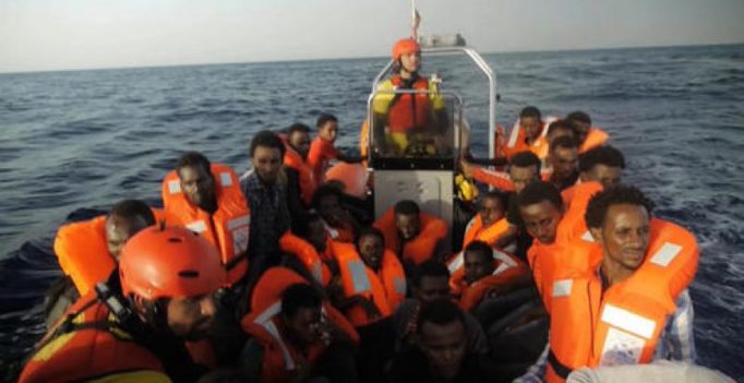 Migrants lost at sea off Libya in nighttime horror