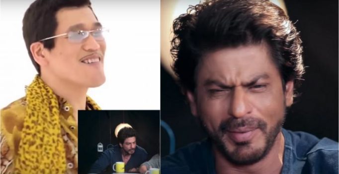 Video: Shah Rukh Khan loses his cool after watching ‘Pen-Pineapple-Apple-Pen’ song