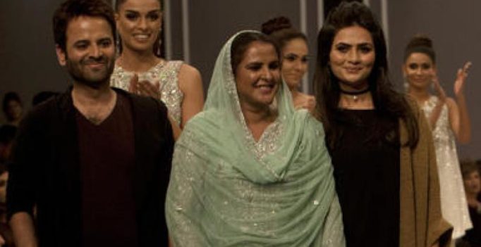 Pakistani gangrape victim walks the fashion runway