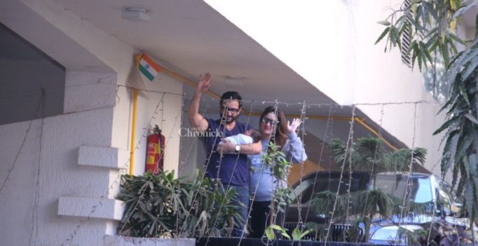 First pictures: Saif, Kareena offer a glimpse of their baby Taimur