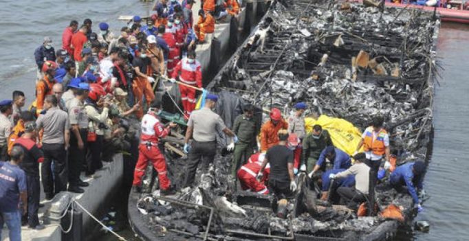 Indonesian police arrest ferry captain after deadly fire