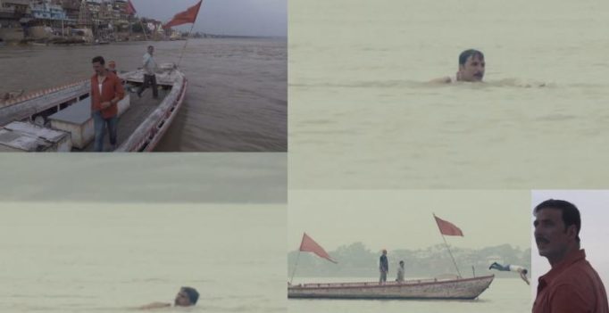 Watch: Akshay says no to body double, jumps into raging Ganga for Jolly LLB 2