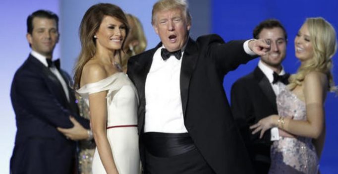 First Lady Melania Trump stuns fashion watchers at inaugural balls