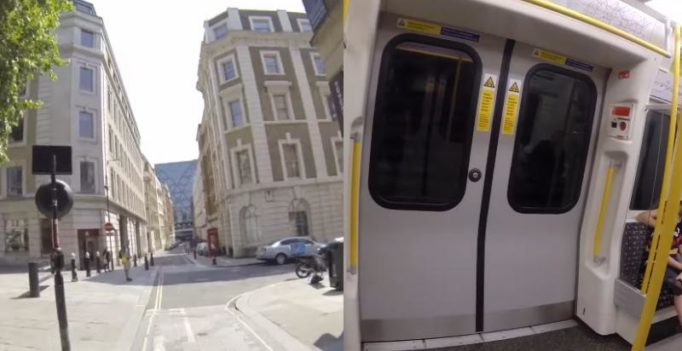 Video: Man sprinting faster than a train is taking over the internet