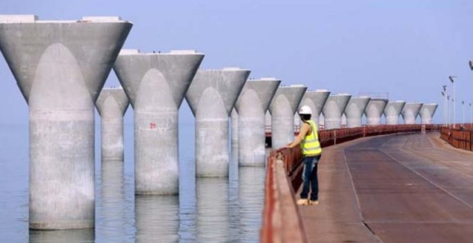 Kuwait’s 22-mile bridge, cost $3 billion, is nearly complete