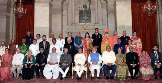 MM Joshi, Sharad Pawar, Virat Kohli, P A Sangma conferred Padma Vibhushan
