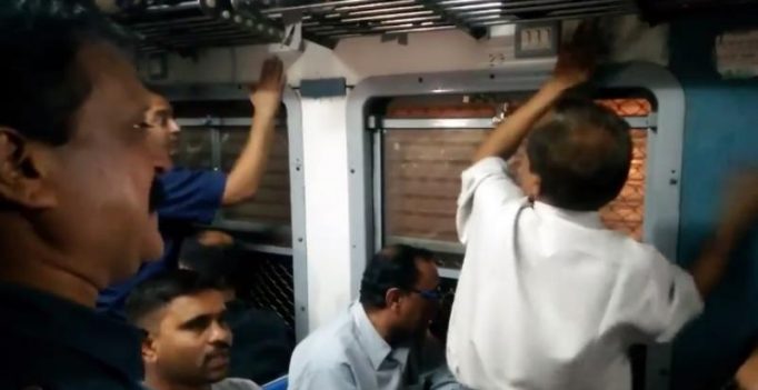 Video: Commuters’ impromptu jam session in Mumbai local train wins fans