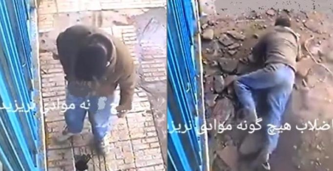 Video: Man throws cigarette butt in sewer hole causing it to explode
