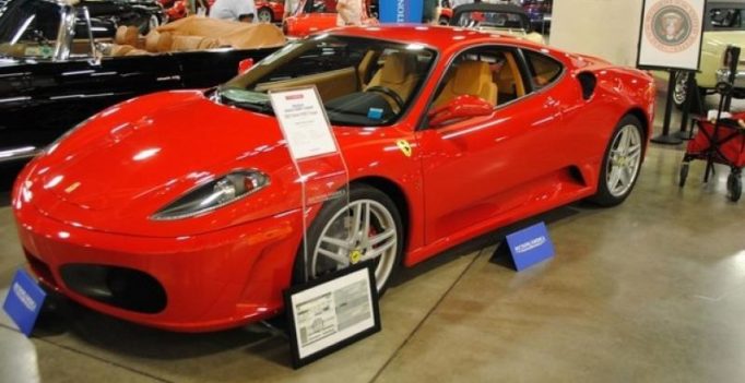 Trump’s once owned old Ferrari sells at auction for record $270,000