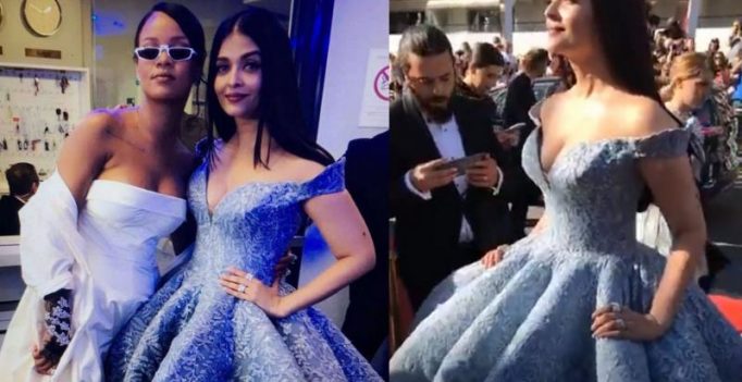 Cannes 2017: Ash sizzles in pristine gown, poses with Rihanna