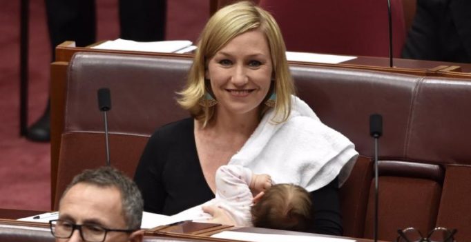 In political first, Australian senator breastfeeds new born child in Parliament