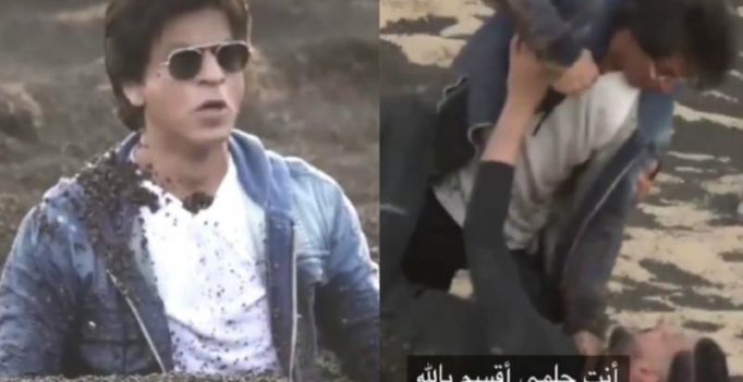 Furious SRK almost beats up Dubai TV show anchor after prank? Here’s the truth