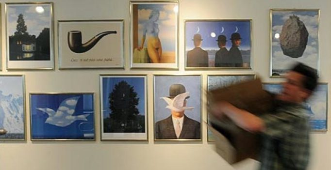 Surrealist artist Rene Magritte’s exhibit opens in Brussels 50 years after his death