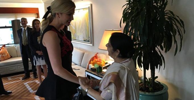 Ivanka Trump meets Sushma Swaraj, calls her ‘charismatic’ in tweet