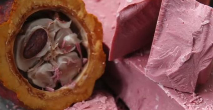Now, there’s a new kind of chocolate in town, and it is pink!