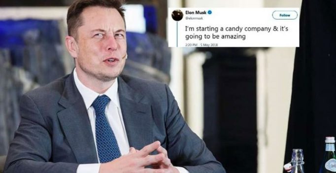 Elon Musk just tweeted about starting a candy company and Twitter can’t handle it