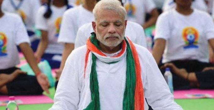 Modi joins the fitness club!