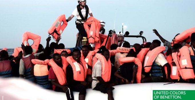Clothing brand Benetton condemned for using rescued migrants in adverts