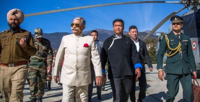 Arunachal Governor plays saviour; takes pregnant woman in own chopper to hospital