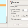 Using IP Service Object In Firewall Builder
