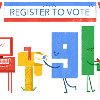 How to register to vote Google doodle marks National Voter Registration Day